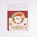 Christmas greeting card featuring Santa Claus with a festive red envelope in packaging - Santa Claus (With Envelope)
