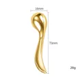 Zinc alloy eye cream massage stick with 73mm length and 16mm width variant - Gold Ball Shape (X0178)