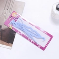 Blue 4-piece plastic hair styling tool set for kids braiding with comb and pull hair needles - Dark Violet