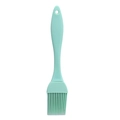 Translucent light green silicone basting brush for baking and BBQ with hanging hole - Split Oil Brush / Green