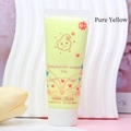 Detailed view of 50g pure yellow simulation cream glue tube for DIY phone case making - True Yellow