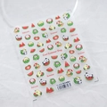 Stickers à ongles TS-3020 motif pastèque avec d'adorables motifs d'animaux cartoon - TS-3020 Été Pastèque