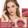 Carmela matte lip mud #k06 Creme peach pink velvet liquid lipstick for women - 6.5g / New K06 Brulee