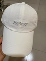 White quick-dry baseball cap with PWRFIT embroidery and extended sun visor brim - Adjustable / White