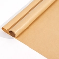 Waterproof natural brown kraft paper roll for elegant Christmas gift wrapping and crafts - Blank Kraft Paper