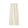 Minimalist beige wide-leg joggers featuring a comfortable elastic waist on a plain white background - XS / Pants / Apricot