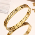 【212】golden Hollowed-out Daisy Bracelet