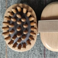 Beech Bullet Massage Brush Coffee Band
