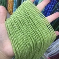 Handheld 2-3mm green faceted crystal square beads for DIY jewelry making - 05-High Quality Peridot Crystal (Natural)