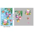 Christmas window decals with holiday candles, bells and pine branch stickers 20x30cm - BQ459 Christmas Candle
