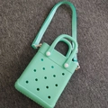Mintgroene EVA crossbodytas met hol ontwerp en verstelbare riem voor dames - Lichtgroen