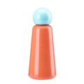 Ins style 304 stainless steel thermos with coral orange body and blue ball lid - 500ml / Blue Orange