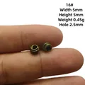 Antique bronze spacer beads 5mm with spiral texture for DIY jewelry making - 16# Style