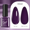 LILY'CUTE purple gel nail polish X040 in 7ml bottle with glossy and matte finish effect - Purple (40)