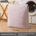Extra large honeycomb mesh laundry bag with handle and zipper for washing machines - Honeycomb Mesh XL (50*60*10cm)