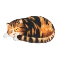 Tappetino antiscivolo a forma di gatto calicò con simpatico design di gattino 3D dormiente - Gatto calico