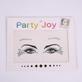 Multi-colored acrylic face crystal rhinestones set for eyes decoration by Party Joy - HF-80
