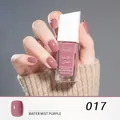 Quick-dry peelable nail polish in 017 Water Mist Purple color with a glossy finish 10ml - 17#Water Mist Purple