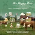 Happy Farm PET floral sticker set with 15pcs white cowhide adhesive hand-drawn decals - Happy Farm