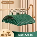 Dark green non-slip wave hanger for underwear and camisoles in 42x20cm size - Dark Green