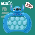 Blue Stitch electronic speed push game machine with four game modes for stress relief - Stitch