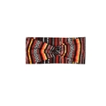 Red and yellow cashew print bohemian knotted sports headband in fabric - 27#