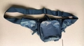 Tactical MOLLE pouch in jungle camouflage pattern with adjustable nylon straps - Black Camo