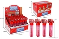 Fire truck themed bubble wand set with 24 red pieces in a cartoon display box - Fire Truck Bubble Wand (Box of 24)