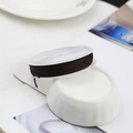 Close-up of deep brown 0.8mm nylon cord roll for DIY jewelry weaving and beading - 10m / Coffee