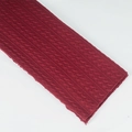 Material DIY ramo de manzanas navideñas en lana de cordero rojo oscuro textura de rombos - Rojo Glaseado 1,6*0,5m / 1,6*0,5m