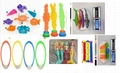 Weight display of 34-piece diving toy set including sharks and octopus water toys - 27-Piece Set (Mermaid/Shark)