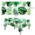 Tovaglia per festa hawaiana con foglie tropicali, dimensioni 54x108 pollici per eventi - Foglie delle Hawaii / Tovaglie