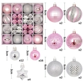 New 44Pcs Box (Pink Silver)