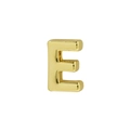Classic 18k gold plated 3D letter E alphabet charm pendant for personalized necklaces - Letter E