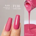 Vernis à ongles végétal rose F138 avec des finitions brillantes et mates - F138 Cœur de Jeune Fille (Rose)