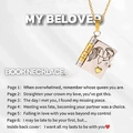 Silver and gold book locket necklace with six engraved pages and a golden heart - 49 Two-tone Lovers Style Necklace