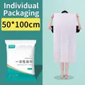 Disposable 50x100cm bath towel in single pack made of eco-friendly absorbent fiber - Small Bath Towel / 50*100cm