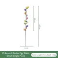 Rama de huevos de Pascua de 47cm con 13 huevos coloridos para decoración de casa - Rama Pequeña de Huevos de Pascua de 13 Puntas A05983
