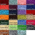 Tappetino da bagno in ciniglia in 27 colori con texture morbida e assorbente - Set da 2 pezzi (50x50 a U + 50x80) / Colore Personalizzabile