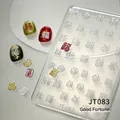 3D nail art silicone mold for New Year Fu character design model JT-083 crystal carving - Fu Character Style (JT-083)
