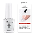 Dettaglio del flacone di colla per unghie Misscheering 12ml con texture liquida trasparente - Base adesiva per unghie
