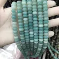 Sky blue natural stone abacus beads for DIY jewelry making handmade bracelets - 5*8mm (Per Strand) / Amazonite Plus