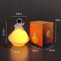 Black Astronaut + Planet Lamp (Gift Box)