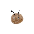 Brown plush electric chirping bird cat toy with fuzzy texture and realistic design - Brown Cricket Chirp