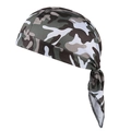 Bandana deportiva de camuflaje unisex en tela transpirable de secado rápido bosque - Camuflaje Gris