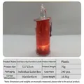 Red starry LED flameless candle light with warm glow for romantic atmosphere decor - 5.5*15cm Red Gypsophila without Base