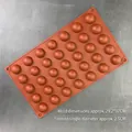 Silikonform mit 35 Halbkugeln 29,2x17cm für Schokolade und Mousse-Desserts - 35 Hohlräume Mini Halbkugel