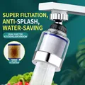 Purificatore d'acqua universale per rubinetto con guscio trasparente e adattatori - Filtro per Rubinetto Semicromato