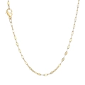 Elegante collar de cadena de labios en acero de titanio dorado para mujer con cierre de langosta - Estilo B Dorado (KN118262-Z)