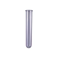Single transparent purple resin test tube accessory with round base for hydroponic molds - Acrylic Tube-Purple